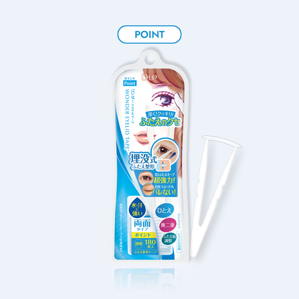 Eye drop packaging with a blue and white design on a light gray background